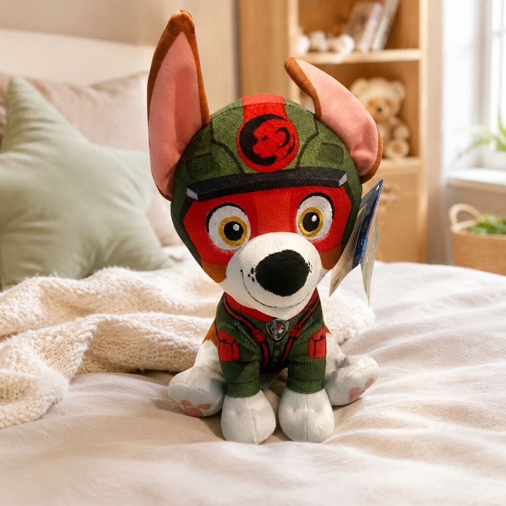 Paw Patrol Plush Jungle Pups Tracker 8 Inches Multicolored Nickelodeon 2024 Nwt